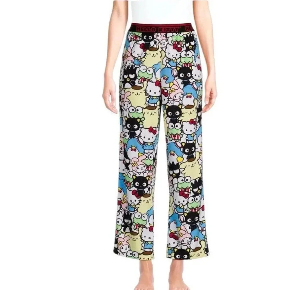 Hello Kitty and Friends Pajama Pants Velour Soft Size Large(12-14)